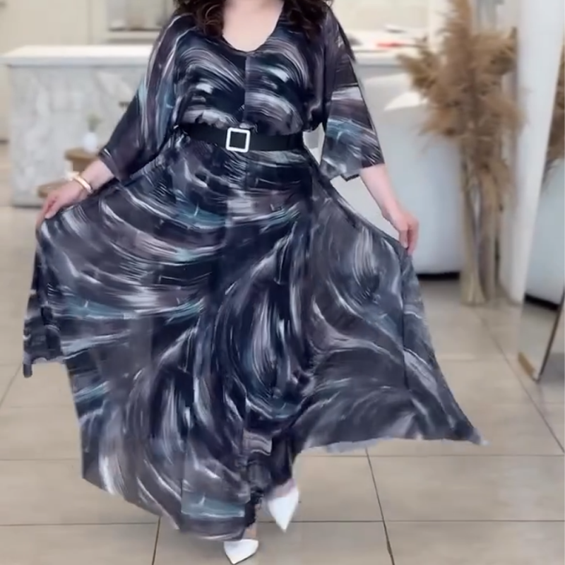 🌸Κομψά γυναικεία φορέματα με V λαιμόκοψη-GR