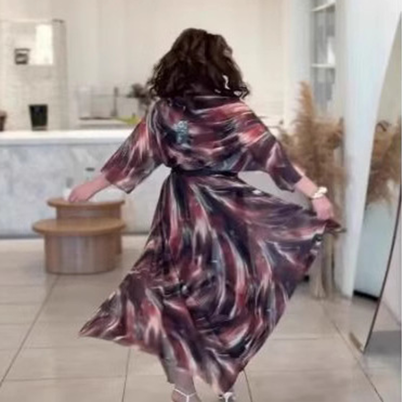 🌸Κομψά γυναικεία φορέματα με V λαιμόκοψη-GR