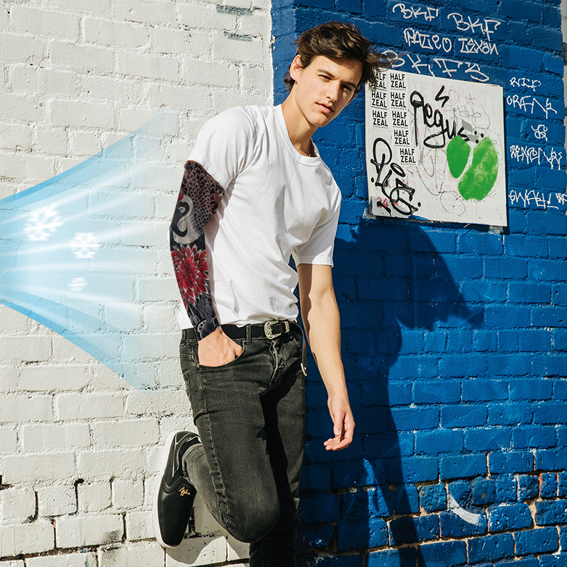 🔥Nauja tendencija ❤️‍🔥 Itin plonos tatuiruotės rašto rankovės nuo saulės-LT