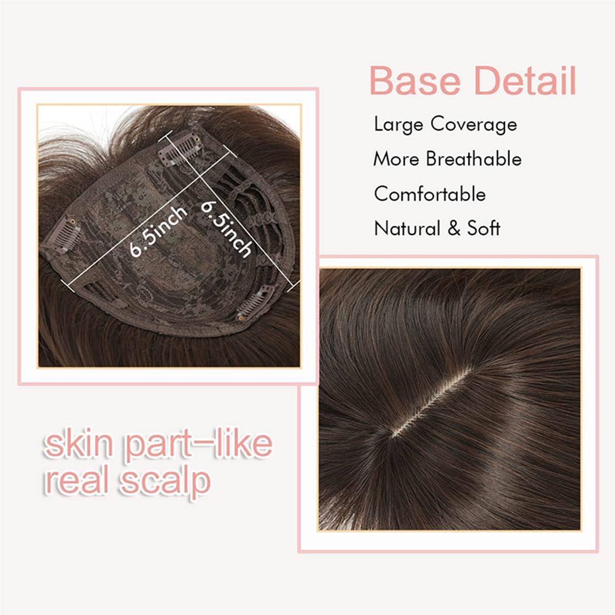 Περούκα με πάνω στρώσεις και αφέλειες για γυναίκες με λεπτά μαλλιά-GR