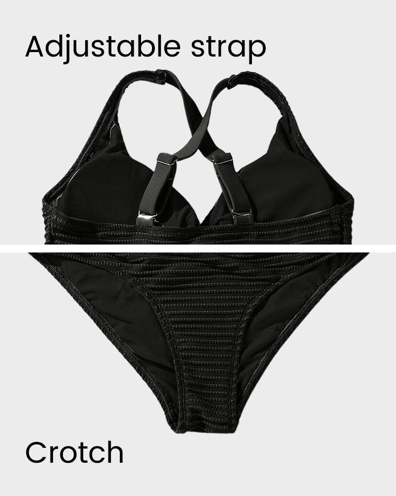 👙Σετ μπικίνι με ψηλή μέση-GR