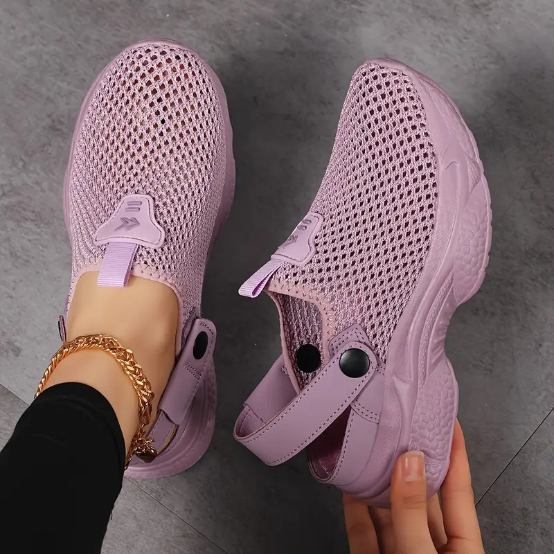 Kvėpuojantys tinkliniai sportbačiai moterims-LT