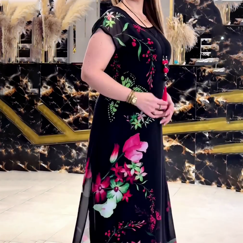 👗Κομψά φορέματα από τούλι με λουλούδια για γυναίκες🌸-LT