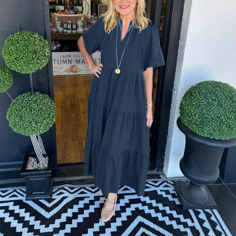 💐 Κομψά μακριά γυναικεία μαλλιά, πλούσια σε στρώσεις, χαλαρά και άνετα-GR