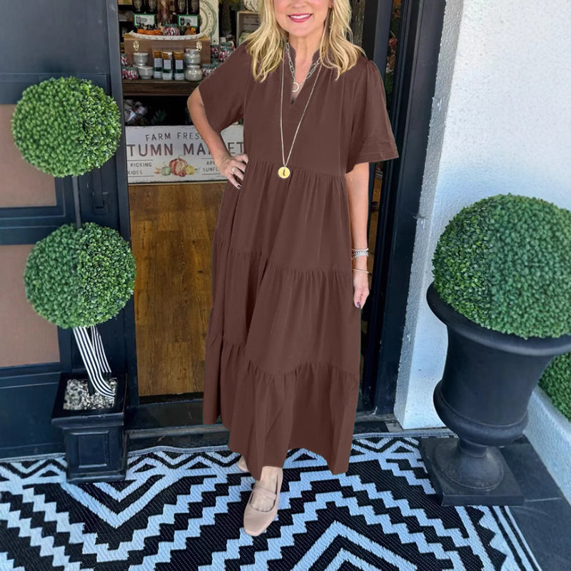 💐 Κομψά μακριά γυναικεία μαλλιά, πλούσια σε στρώσεις, χαλαρά και άνετα-GR