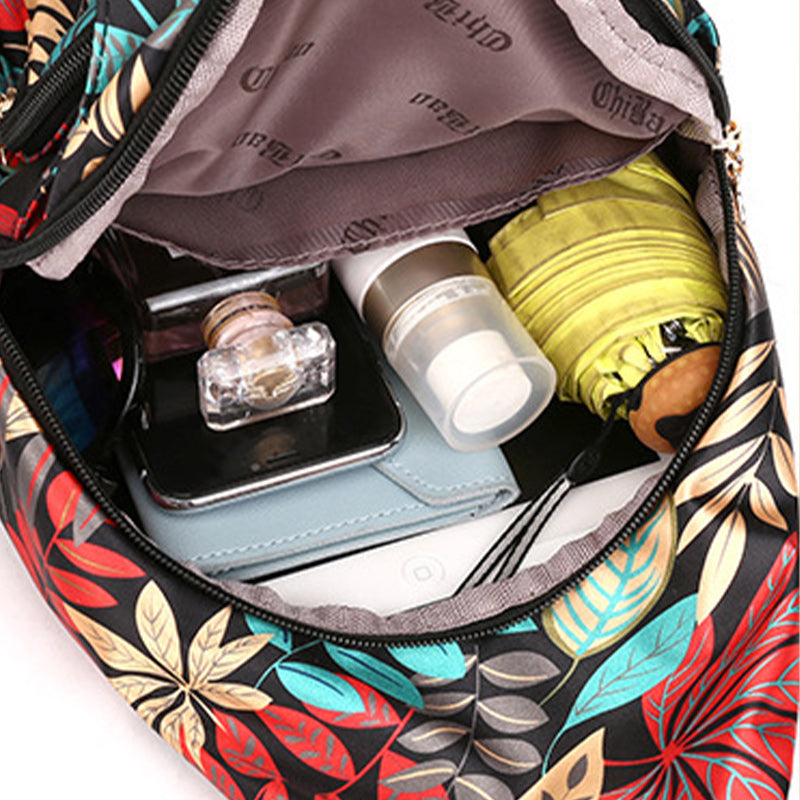 Lengva, vandeniui atspari, daugiafunkcinė kuprinė su spauda-LT