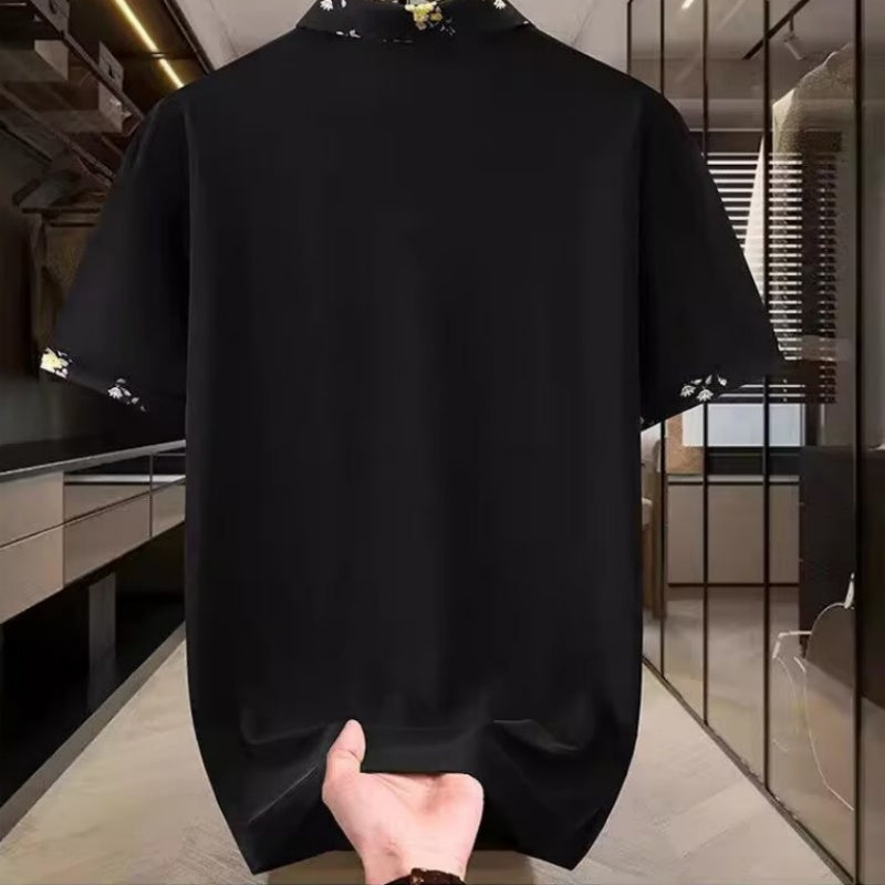 Moška majica s kratkimi rokavi in potiskom-SI