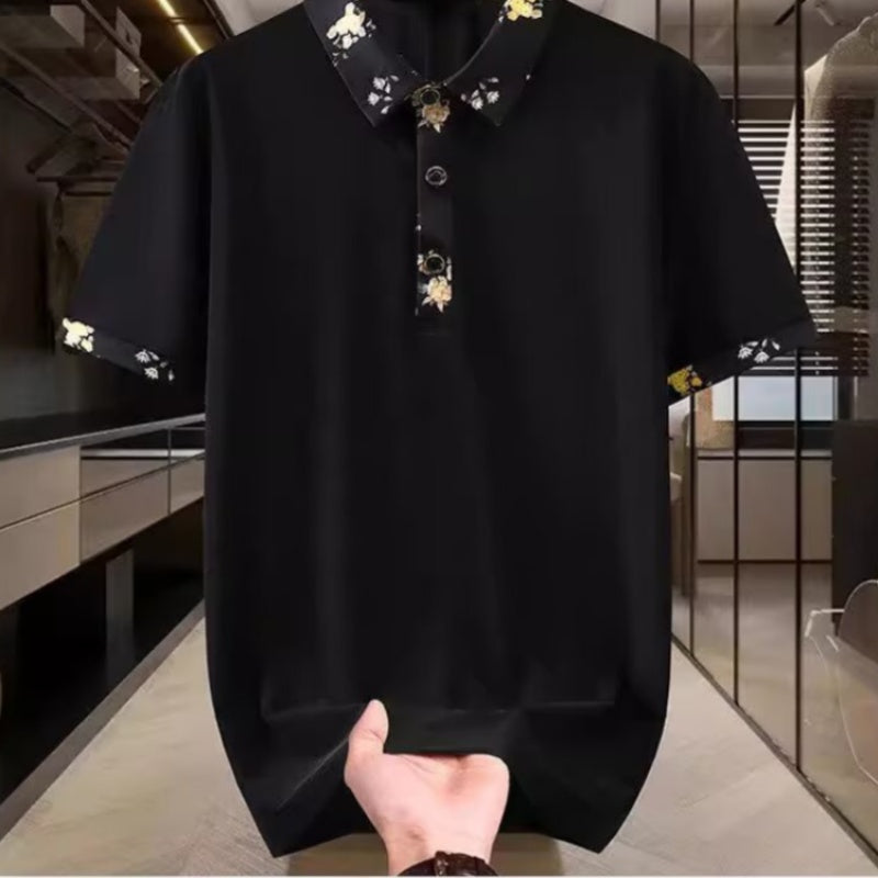 Moška majica s kratkimi rokavi in potiskom-SI