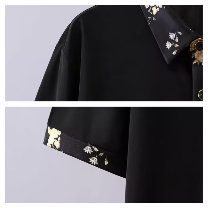 Moška majica s kratkimi rokavi in potiskom-SI