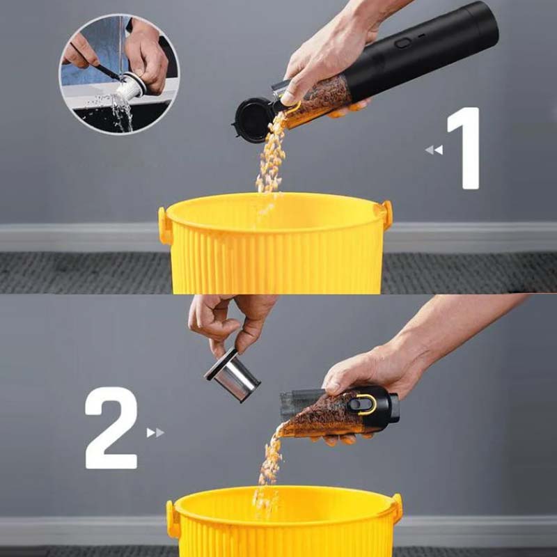 🥇Nešiojamas automobilinis dulkių siurblys su didele siurbimo galia🌪️-LT