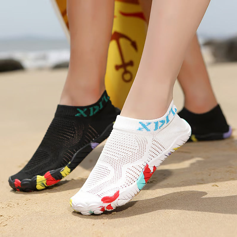 🌊 Unisex Αναπνέουσες, Γρήγορα Στεγνώσιμες Μπότες Υδάτινων Ποδιών-GR