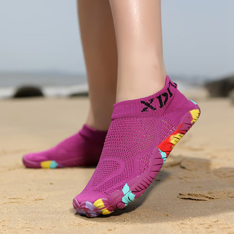 🌊 Unisex Αναπνέουσες, Γρήγορα Στεγνώσιμες Μπότες Υδάτινων Ποδιών-GR