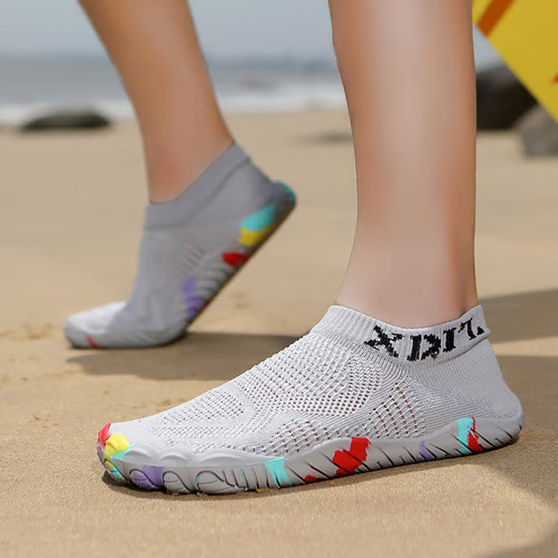 🌊 Unisex Αναπνέουσες, Γρήγορα Στεγνώσιμες Μπότες Υδάτινων Ποδιών-GR