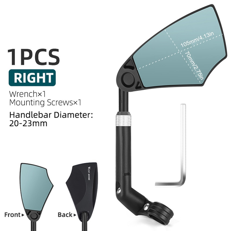 🔥Καθρέφτης τιμονιού ποδηλάτου με ρύθμιση 360°💯-GR
