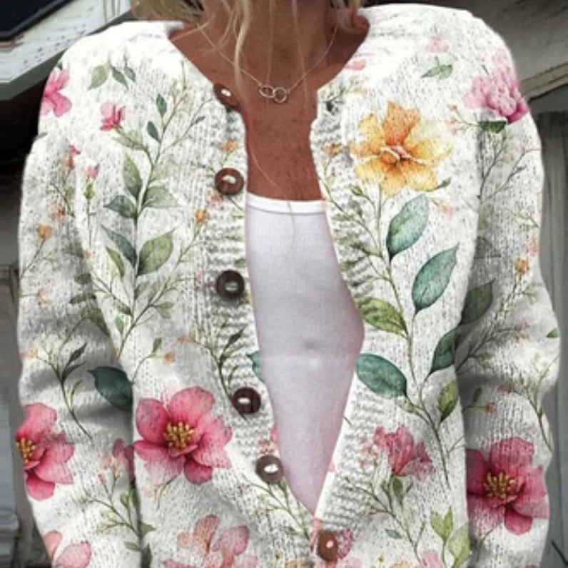 Moteriški paltai su raštais, užsegimais sagomis, atvira priekine dalimi-LT