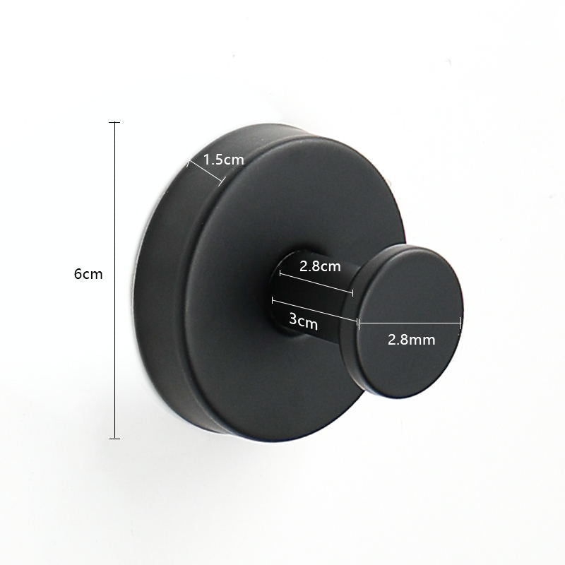 Nerūdijančio plieno sieninis kabliukas su siurbtuku-LT