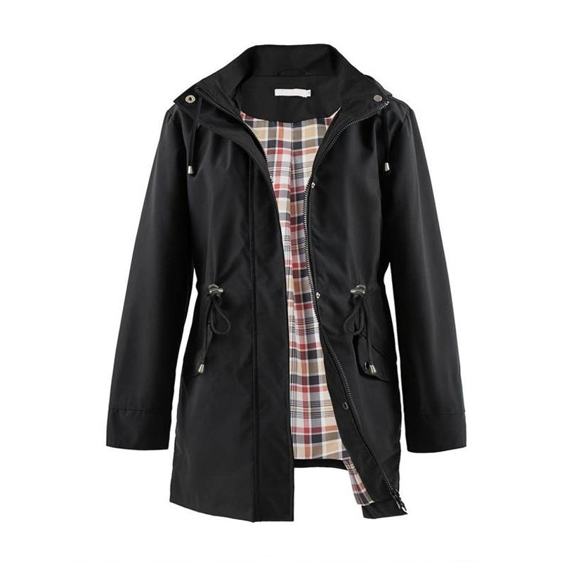 🧥50% nuolaida🌧️💧 Paprasta, vandeniui ir vėjui nelaidi striukė, vėjui nelaidi striukė su gobtuvu🍃-LT