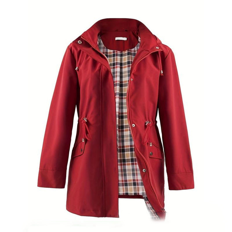 🧥50% nuolaida🌧️💧 Paprasta, vandeniui ir vėjui nelaidi striukė, vėjui nelaidi striukė su gobtuvu🍃-LT