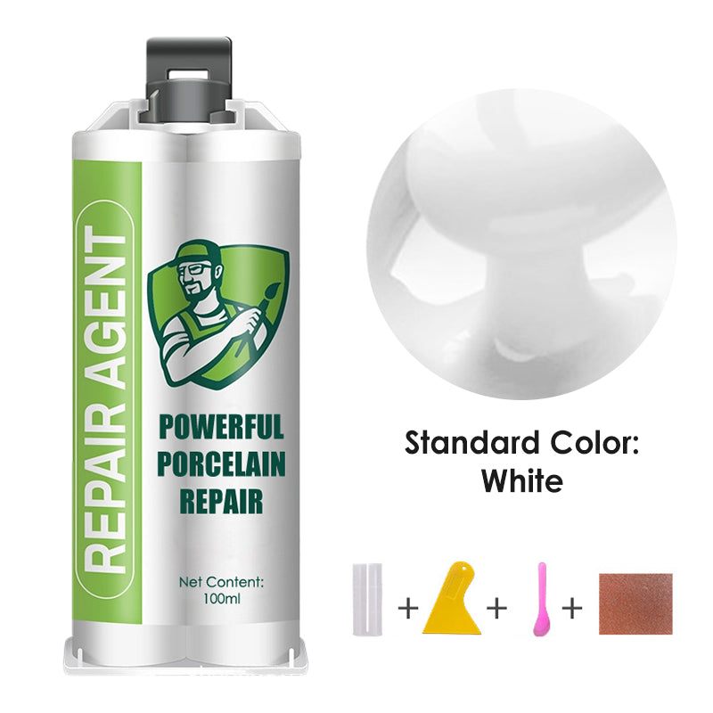 Galingas porceliano remonto rinkinys – dvigubas tūbelė-LT