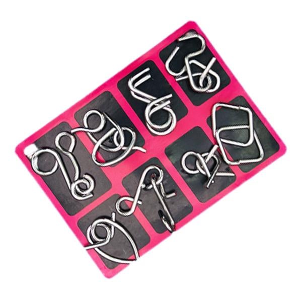 🔥Εκπαιδευτικά Πνευματικά Παιχνίδια Παιχνίδια Αναγνώρισης Νοημοσύνης, Μεταλλικά Παζλ-GR