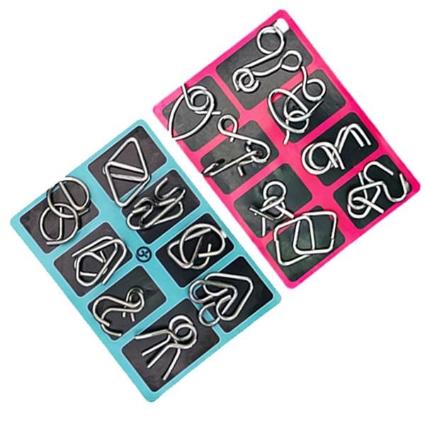 🔥Edukaciniai intelektualiniai žaislai Intelekto atpažinimo žaislai, metalinės dėlionės-LT