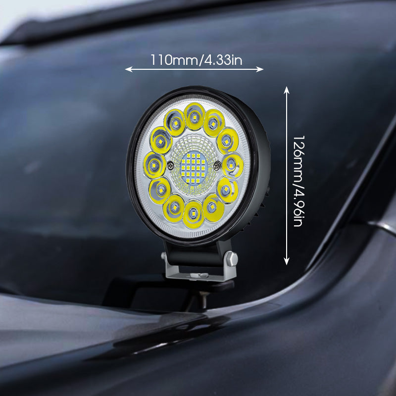 ⚡️4-calowa lampa LED o mocy 99 W do użytku w terenie🏍️