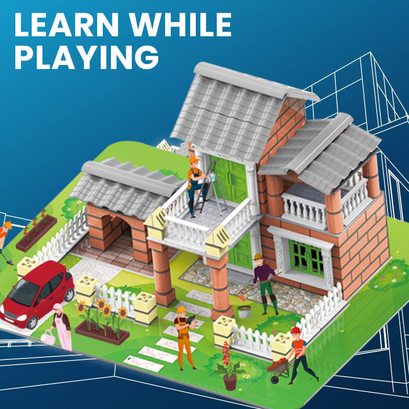 🏠Surenkamas mini konstrukcinis rinkinys-LT