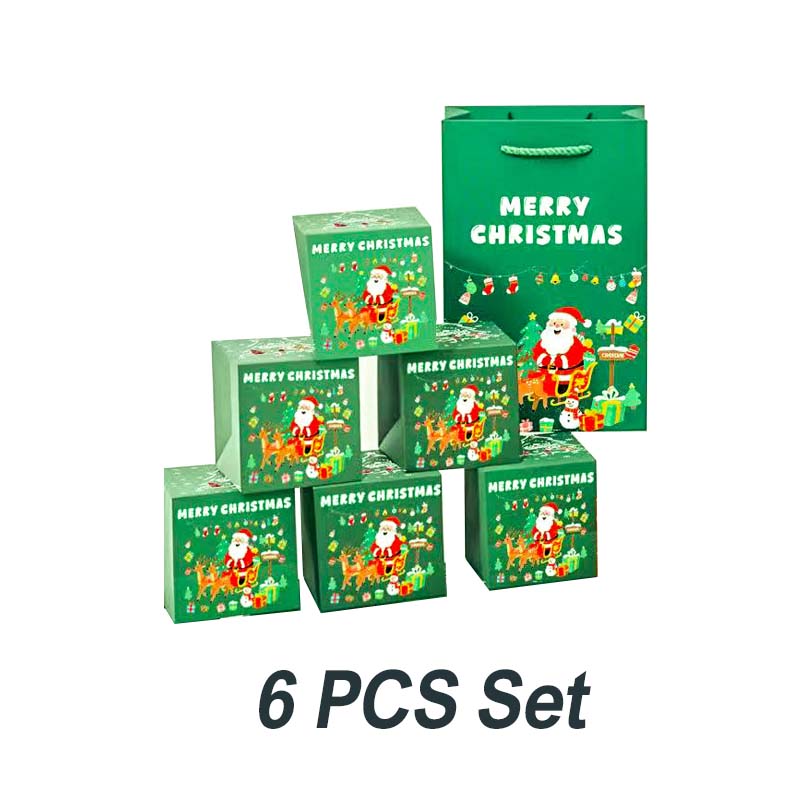 🎅 Unikali sulankstoma kalėdinė dovanų dėžutė🎄✨-LT