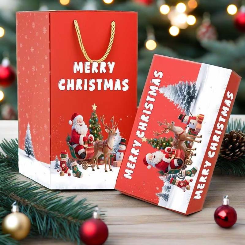 🎅 Unikali sulankstoma kalėdinė dovanų dėžutė🎄✨-LT