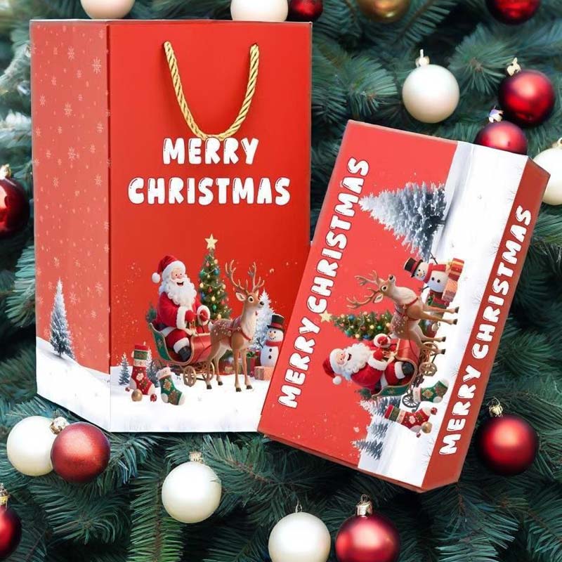 🎅 Unikali sulankstoma kalėdinė dovanų dėžutė🎄✨-LT