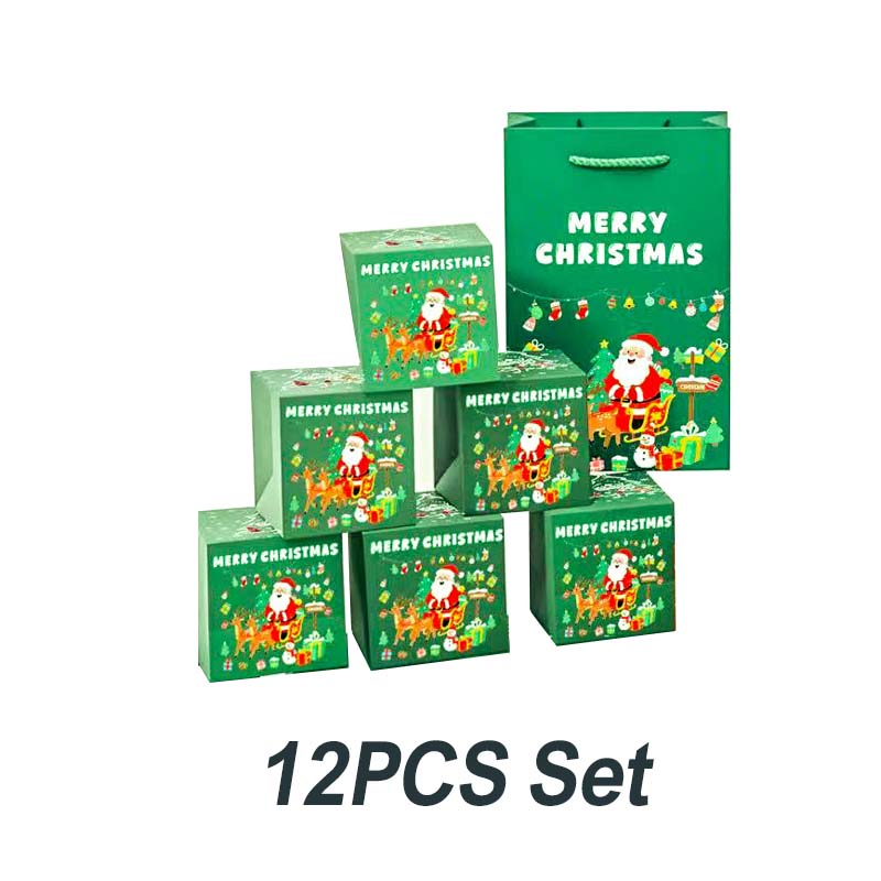 🎅 Unikali sulankstoma kalėdinė dovanų dėžutė🎄✨-LT
