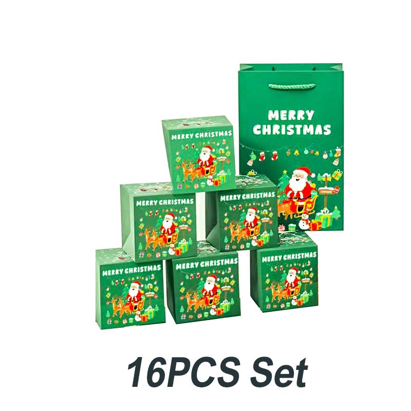 🎅 Unikali sulankstoma kalėdinė dovanų dėžutė🎄✨-LT