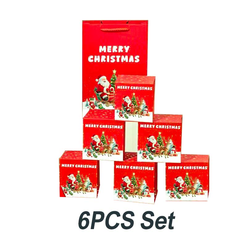 🎅 Unikali sulankstoma kalėdinė dovanų dėžutė🎄✨-LT