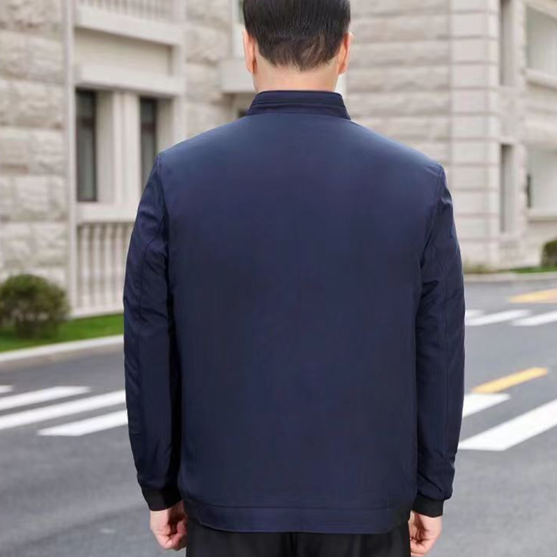 Vyriška vienspalvė šilta striukė su užtrauktuku -💪Nesiglamžanti, atspari vėjui, lietui ir sniegui!-LT