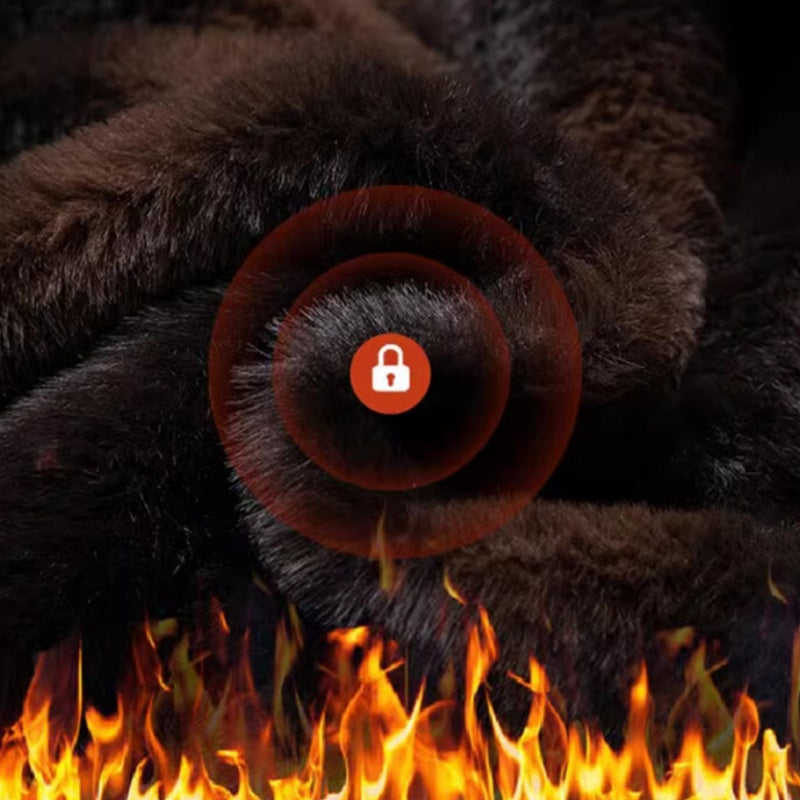 Vyriška žieminė šilta striukė su gobtuvu-LT