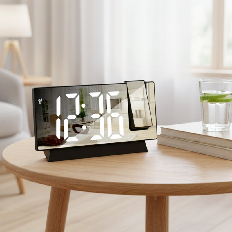 🔥Žadintuvas su veidrodiniu LED ekranu-LT