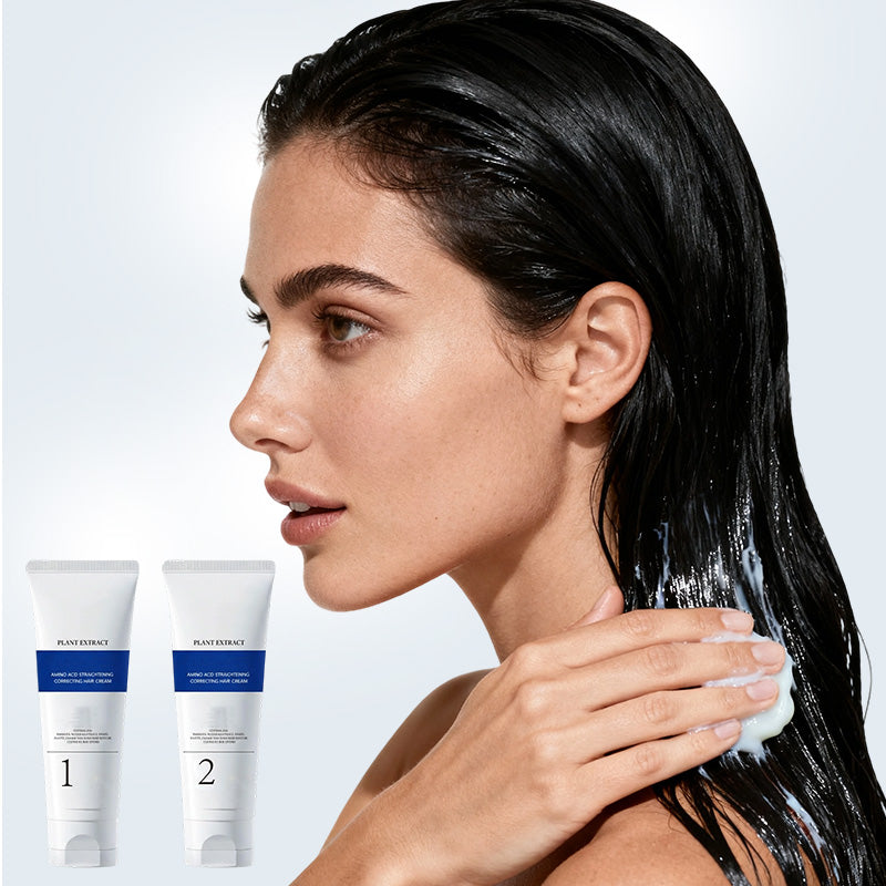 Baltymų korekcijos plaukų tiesinimo rinkinys-LT