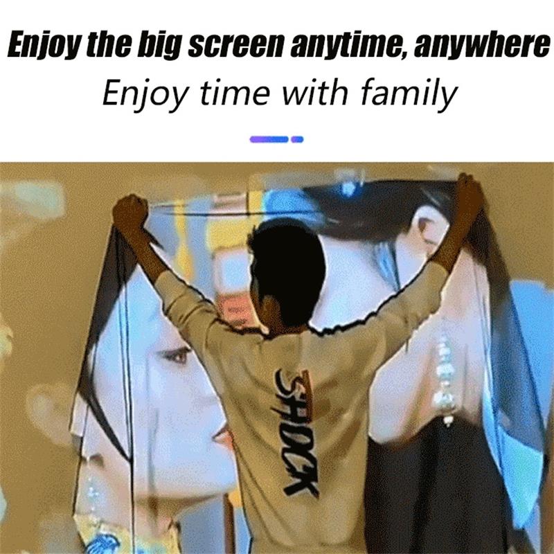 🎬 Sulankstomas ekranas su apsauga nuo akinimo-LT