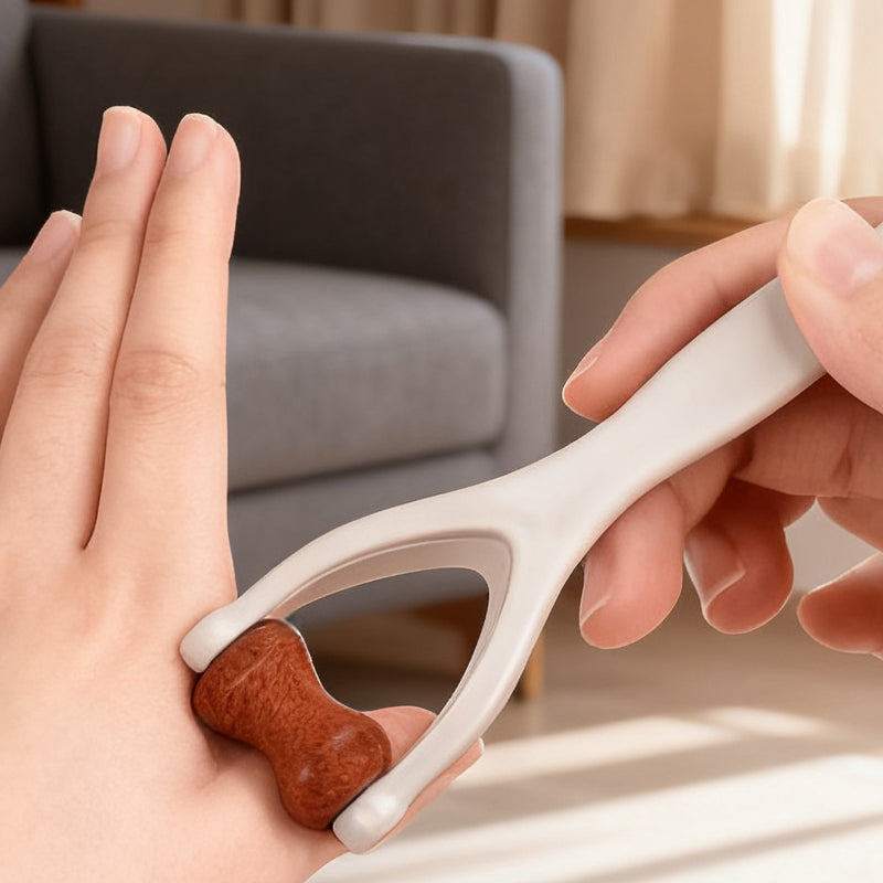 👋Bian akmens pirštų ir delnų masažuoklis-LT