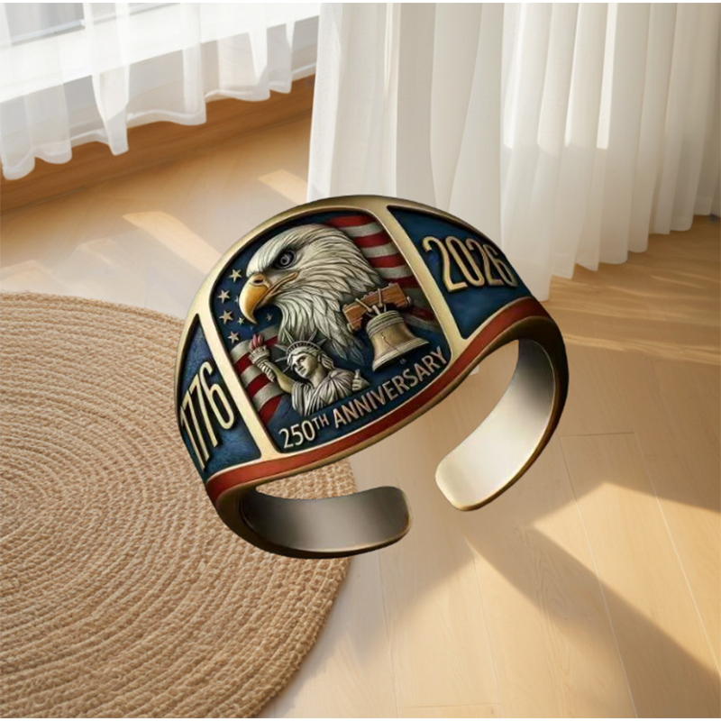 🎖️Erelio atminimo žiedas 250-osioms metinėms 1776–2026🦅-LT