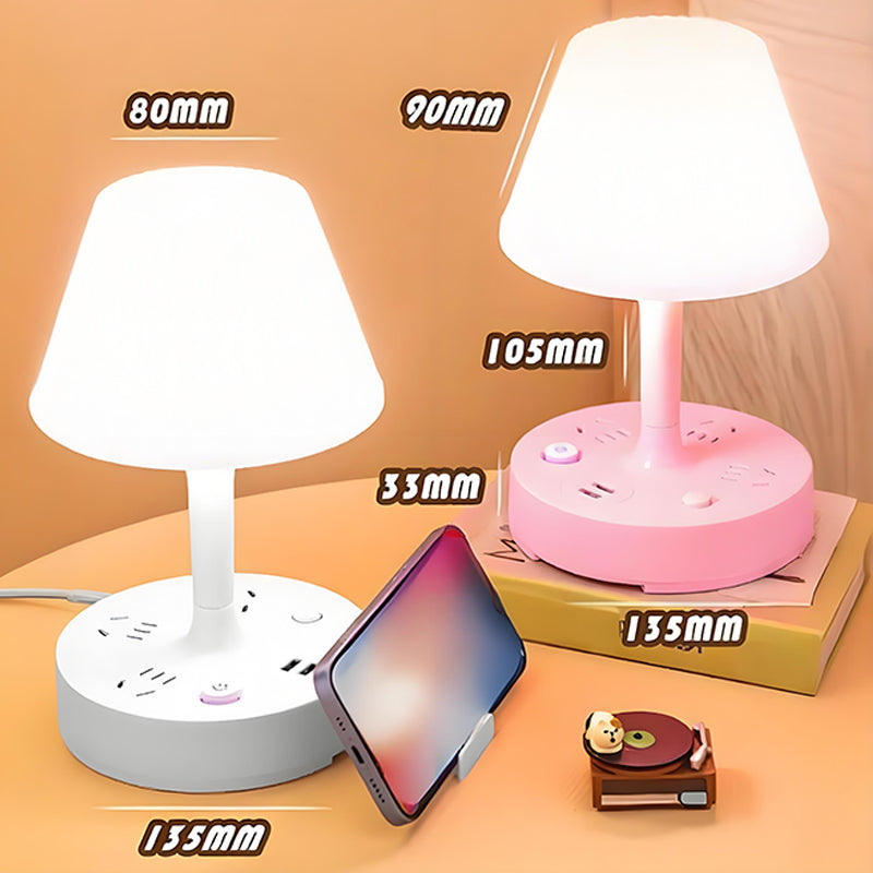 ✨✨Lampka biurkowa z portem USB i wtyczką sieciową