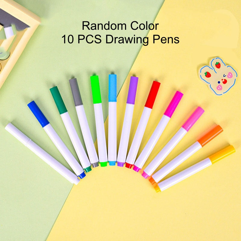 🔥👨‍🎨 Zmazywalna, podświetlana akrylowa tablica do rysowania ze stojakiem 🎨✨