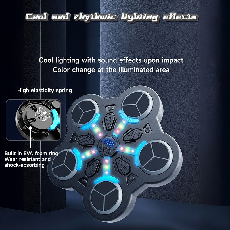 🥊🎶 „Bluetooth“ muzikos bokso treniruoklis vaikams – mėgaukitės pramogomis ir mankšta namuose 🔥✨-LT