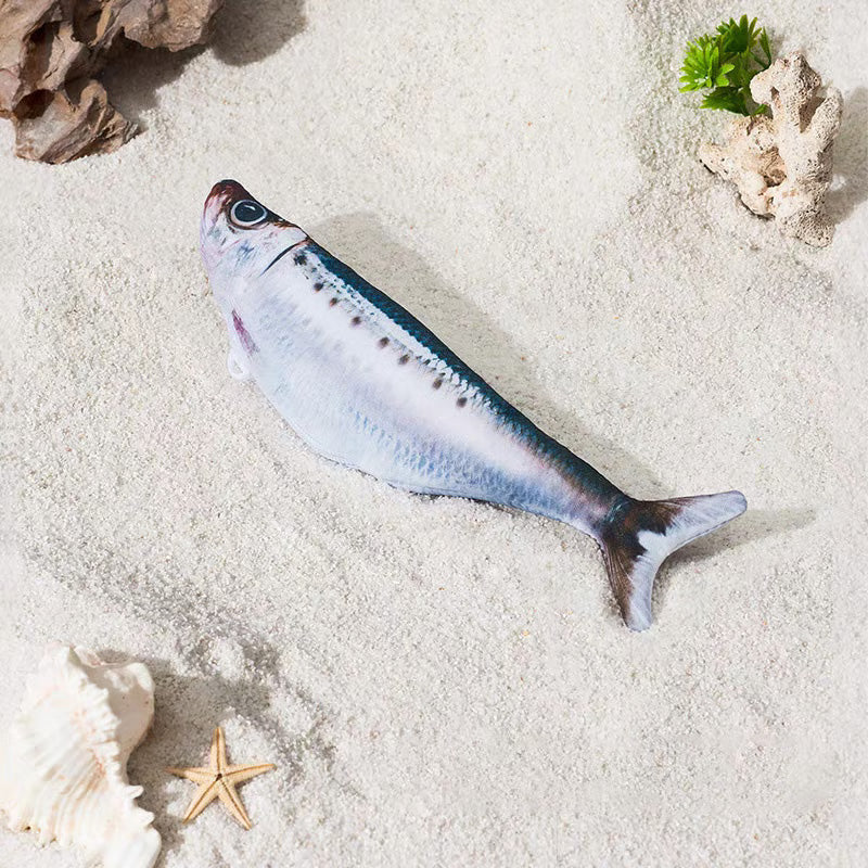 🐈Realistinis šokinėjančios žuvelės žaislas katėms-LT