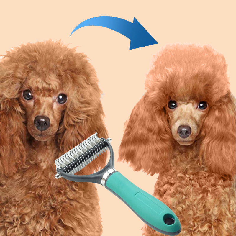 😺🐶1+1 gratis🧹 Dwustronny grzebień dla kotów i psów🐾