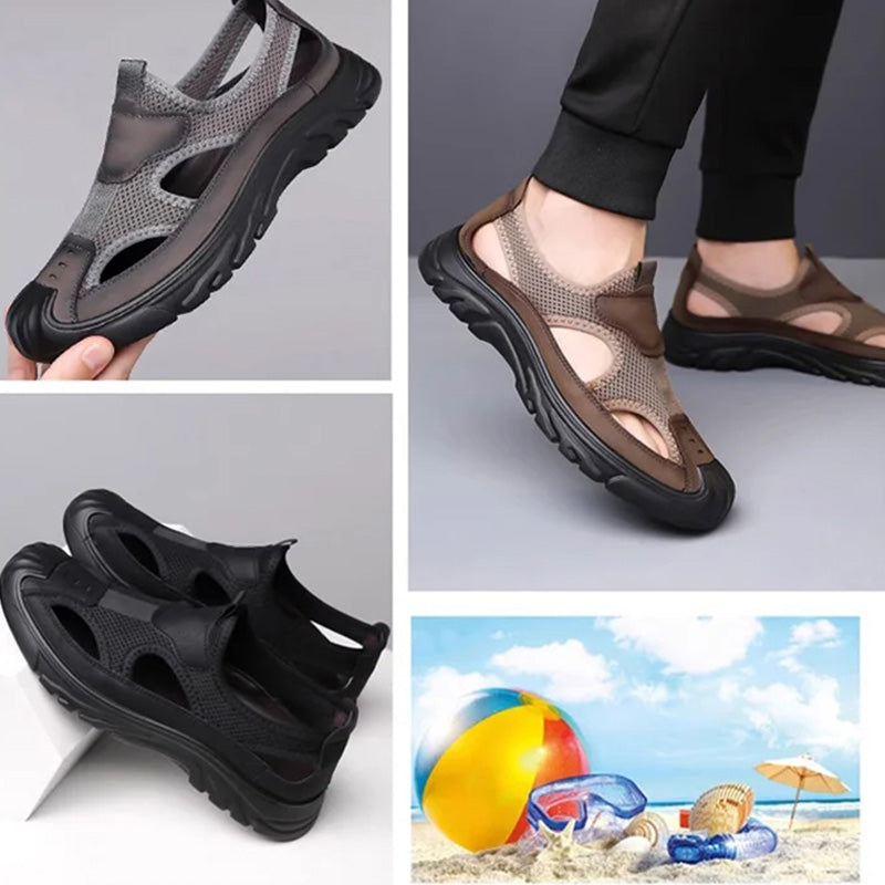 ⏳Oferta ograniczona czasowo⏰Sandały z siateczki, lekkie i z miękką podeszwą