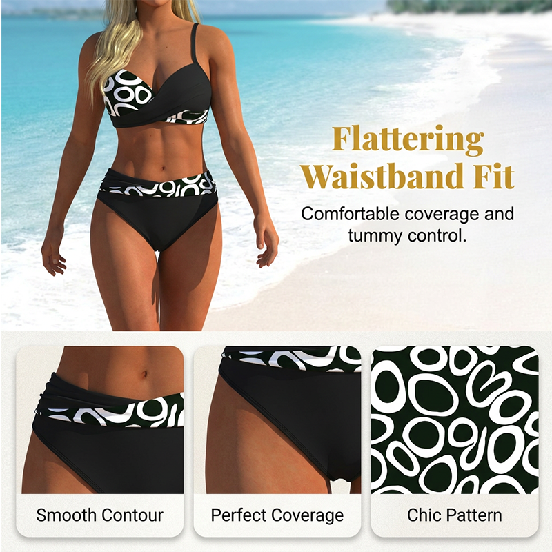 👙 50% ZNIŻKI PRZEZ OGRANICZONY CZAS! ✨ Dwuczęściowy komplet bikini push-up dla kobiet