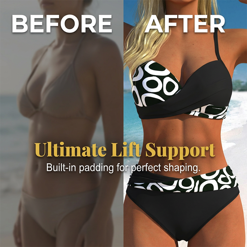 👙 50% ZNIŻKI PRZEZ OGRANICZONY CZAS! ✨ Dwuczęściowy komplet bikini push-up dla kobiet