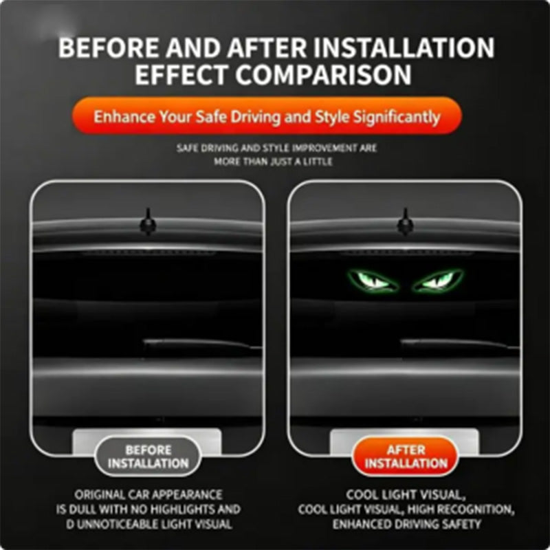 👹1+1 GRATIS🚗Ostrzegawcza lampa samochodowa LED zasilana energią słoneczną