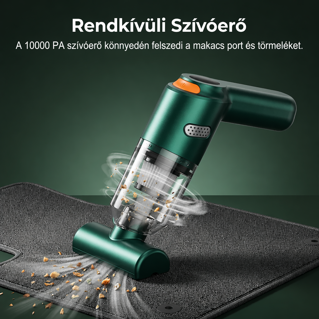 🚗✨ Zestaw do bezprzewodowego odkurzacza samochodowego o wysokiej wydajności 🛋️